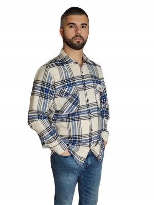 Рубашка мужская :MANCHE-12-6531-Saks