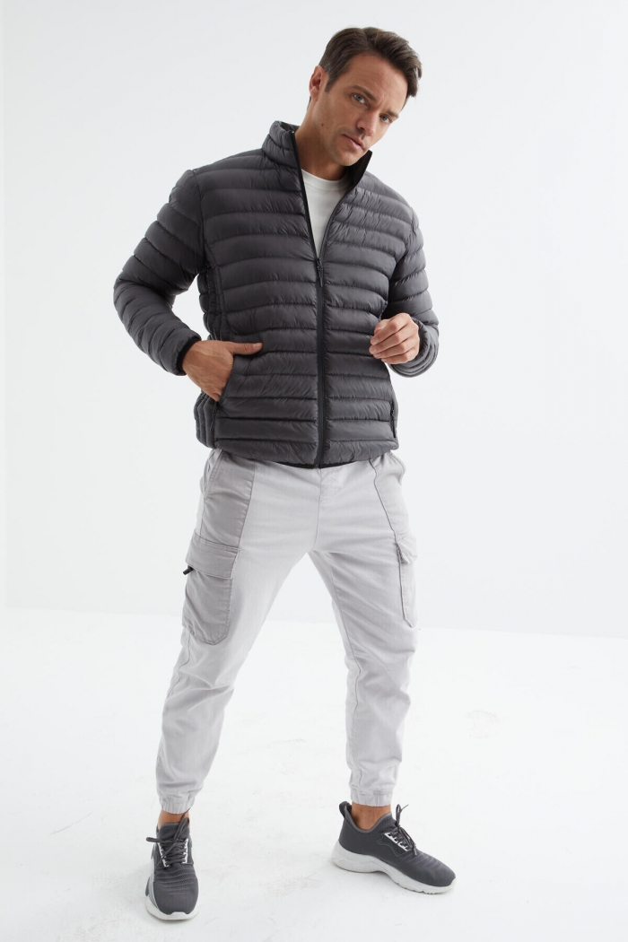   :4553 ENR OVERCOAT GREY