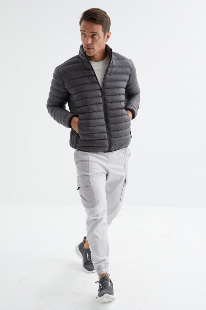   :4553 ENR OVERCOAT GREY