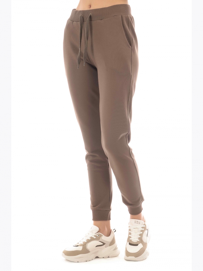 Спортивные брюки женские :J5887 WOMEN TRACKSUIT PANTS SOIL